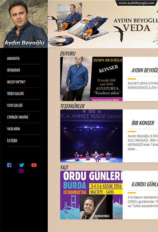 Kişisel Web Sitesi